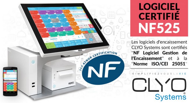 LOGICIEL D'ENCAISSEMENT CONFORME A LA NF525