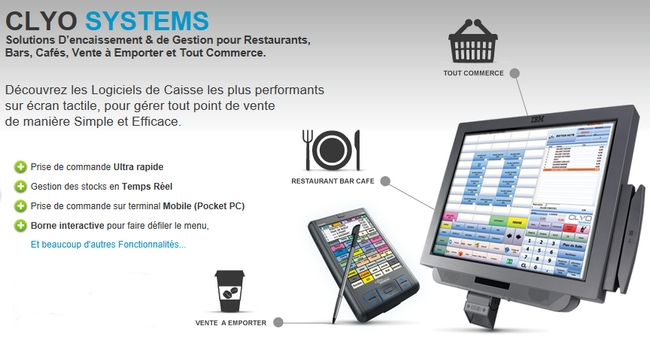 Logiciel CLYO SYSTEM spcilis pour les RESTAURANTS