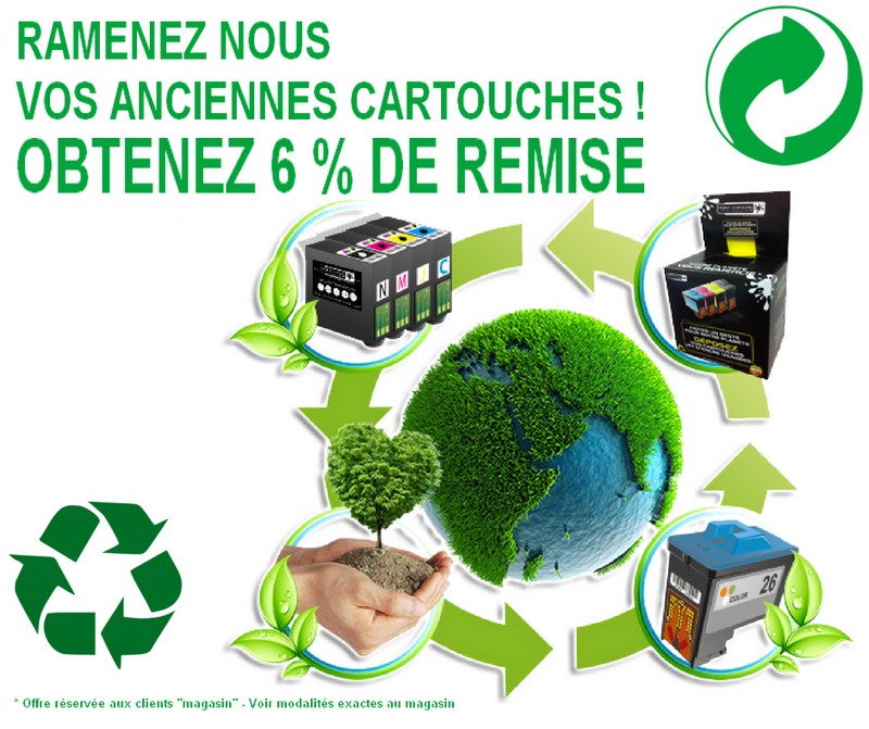 RECYCLEZ VOS CARTOUCHES D'ENCRE ET DE TONER